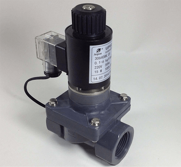2-way normally open solenoid valve